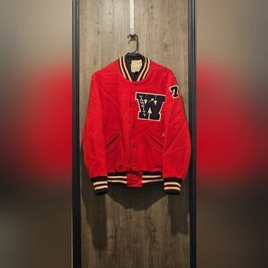 Red Varsity Jacket Size 40